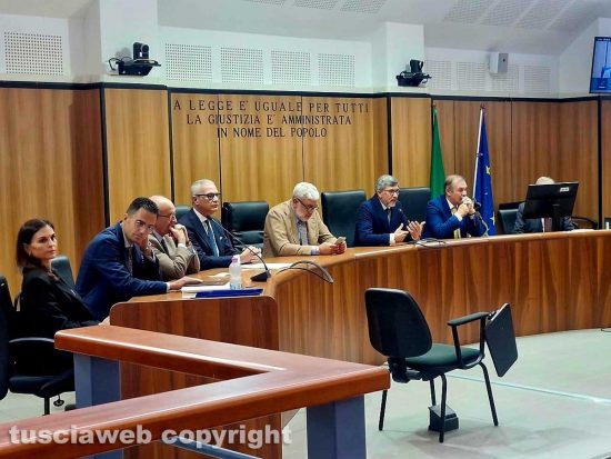 Tribunale - Intitolazione aule ad avvocati, magistrati e personale amministrativo