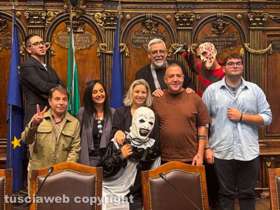 Da sinistra: Giancarlo Bartocci, Massimiliano Vismara, Katia Scardozzi, Alfonso Antoniozzi, Tiziana Mancinelli, Gianfranco Fiorillo e Nicolò Carcascio