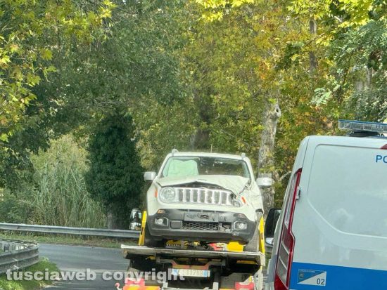 Viterbo - Incidente sulla Cassia sud