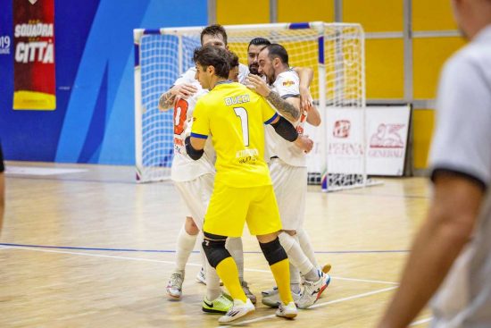 L'Active Network esulta al gol di Calvanese