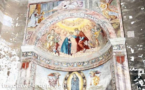 Viterbo - L'inaugurazione della chiesa di Santa Maria delle Fortezze