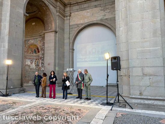 Viterbo - L'inaugurazione della chiesa di Santa Maria delle Fortezze