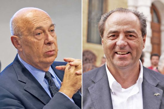 Paolo Mieli e Antonio Di Pietro