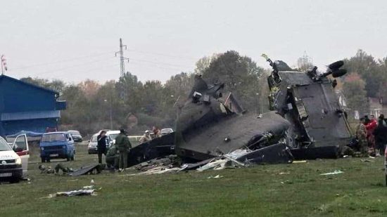 L'elicottero militare CH 47 precipitato in Bosnia