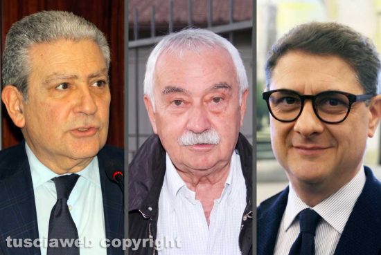 Marcello Meroi, Ugo Sposetti e Alessandro Mazzoli