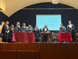 Viterbo - Un momento del “Maxi processo per plagio musicale ai danni del maestro Pachelbel”
